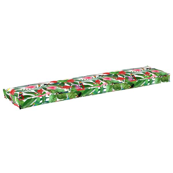 Grote foto vidaxl palletkussens 2 st bank 180x40x8 cm jungle oxford stof huis en inrichting woningdecoratie