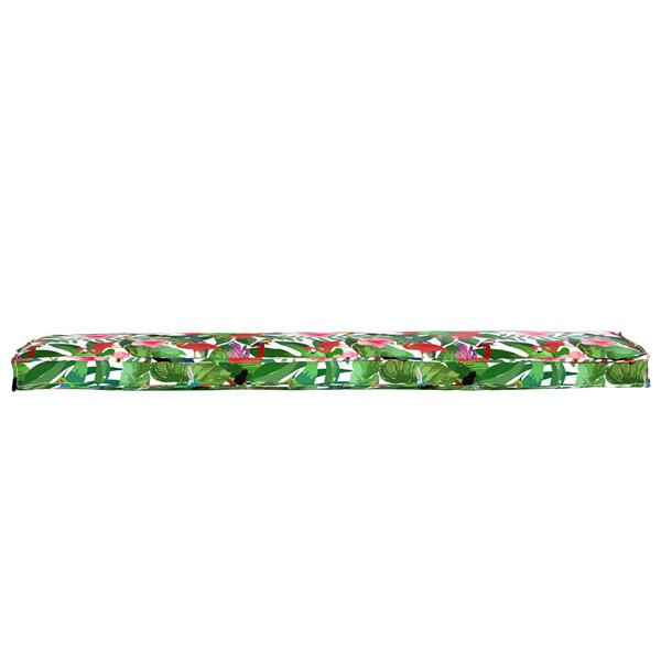 Grote foto vidaxl palletkussens 2 st bank 180x40x8 cm jungle oxford stof huis en inrichting woningdecoratie