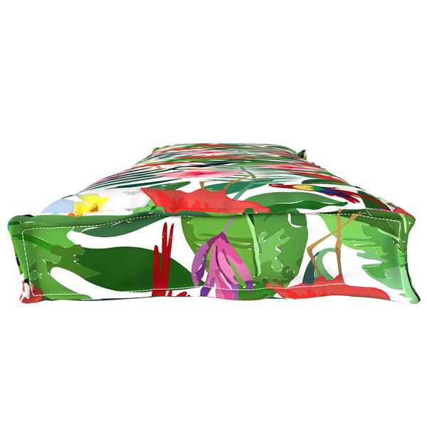 Grote foto vidaxl palletkussens 2 st bank 180x40x8 cm jungle oxford stof huis en inrichting woningdecoratie