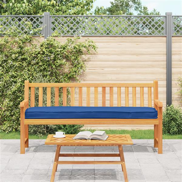 Grote foto vidaxl palletkussens 2 st bank 180x40x8 cm oxford stof koningsblauw huis en inrichting woningdecoratie