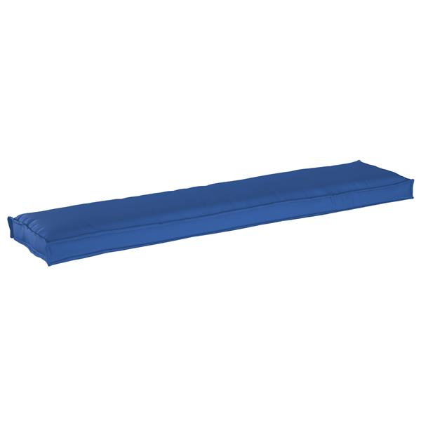 Grote foto vidaxl palletkussens 2 st bank 180x40x8 cm oxford stof koningsblauw huis en inrichting woningdecoratie