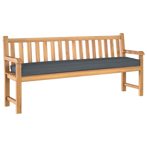Grote foto vidaxl ligbedkussens 2 stuks anthraciet 180x40x8 cm oxford stof huis en inrichting woningdecoratie