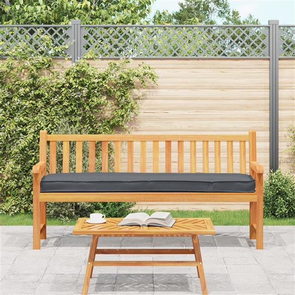 Grote foto vidaxl ligbedkussens 2 stuks anthraciet 180x40x8 cm oxford stof huis en inrichting woningdecoratie