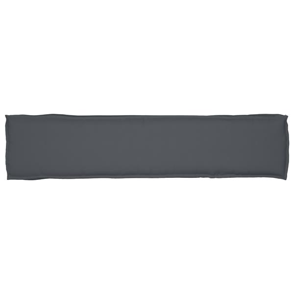 Grote foto vidaxl ligbedkussens 2 stuks anthraciet 180x40x8 cm oxford stof huis en inrichting woningdecoratie