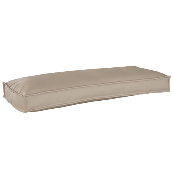 Grote foto vidaxl palletkussens 2 st bank 100x40x8 cm oxford stof taupe huis en inrichting woningdecoratie