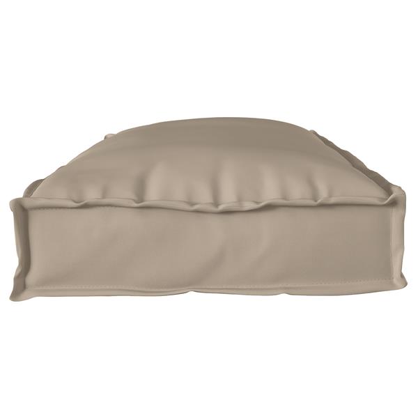 Grote foto vidaxl palletkussens 2 st bank 100x40x8 cm oxford stof taupe huis en inrichting woningdecoratie