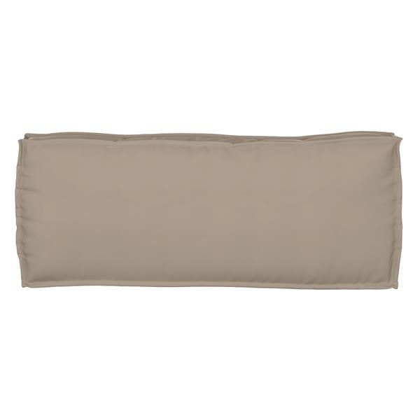 Grote foto vidaxl palletkussens 2 st bank 100x40x8 cm oxford stof taupe huis en inrichting woningdecoratie