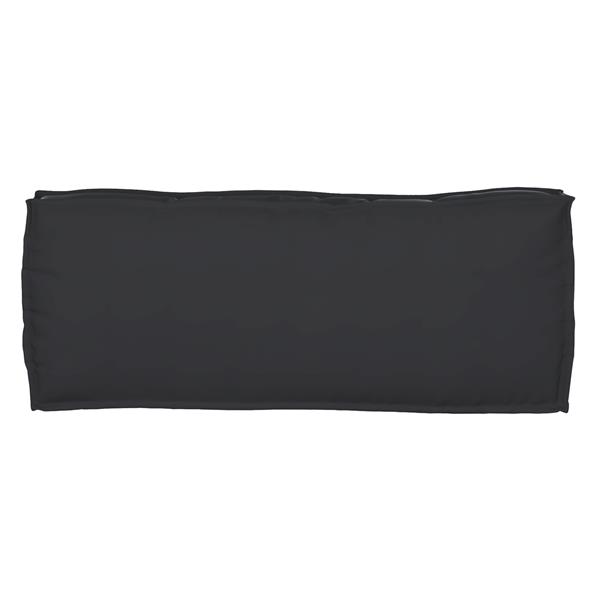 Grote foto vidaxl palletkussens 2 st bank 100x40x8 cm oxford stof zwart huis en inrichting woningdecoratie