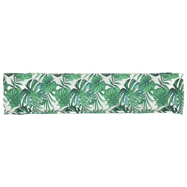 Grote foto vidaxl palletkussen bank 180x40x8 cm bladpatroon oxford stof huis en inrichting woningdecoratie