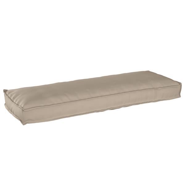 Grote foto vidaxl palletkussen voor bank taupe 120x40x8 cm oxford stof huis en inrichting woningdecoratie