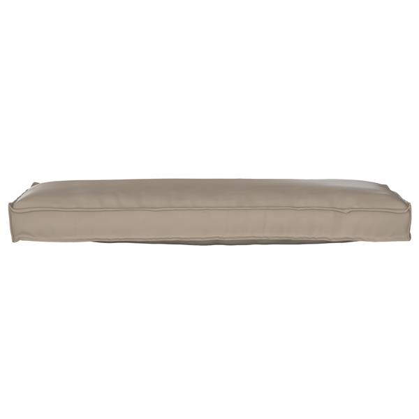 Grote foto vidaxl palletkussen voor bank taupe 120x40x8 cm oxford stof huis en inrichting woningdecoratie