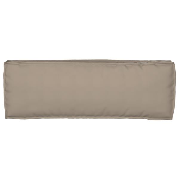 Grote foto vidaxl palletkussen voor bank taupe 120x40x8 cm oxford stof huis en inrichting woningdecoratie