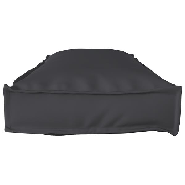 Grote foto vidaxl ligbedkussen zwart 120x40x8 cm oxford stof huis en inrichting woningdecoratie