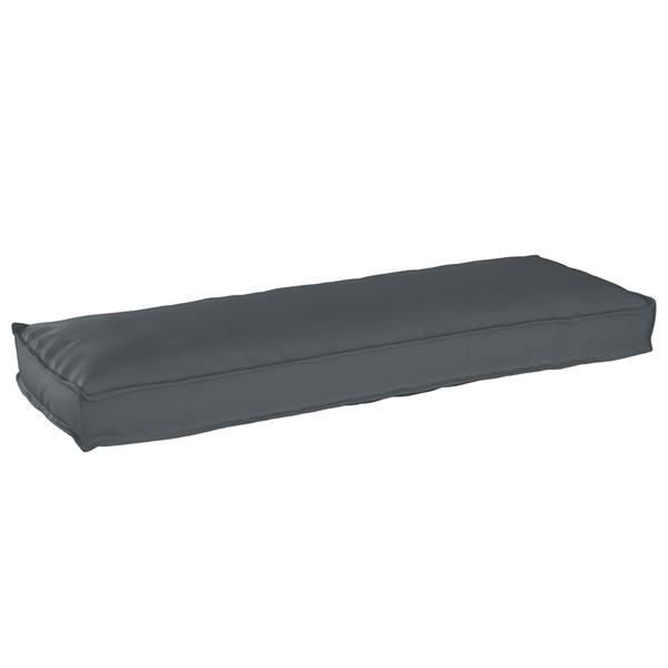 Grote foto vidaxl ligbedkussen voor bank antraciet 120x40x8 cm oxford stof huis en inrichting woningdecoratie