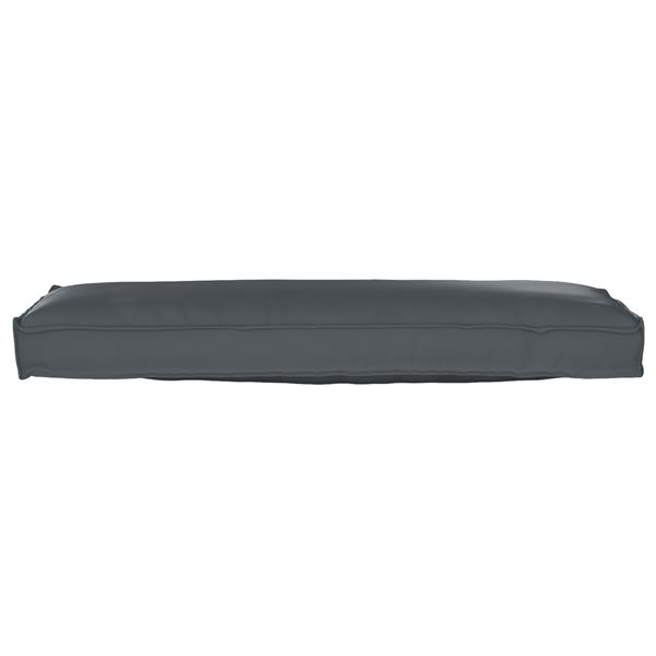 Grote foto vidaxl ligbedkussen voor bank antraciet 120x40x8 cm oxford stof huis en inrichting woningdecoratie