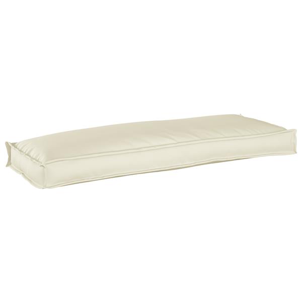 Grote foto vidaxl palletkussen bank 110x40x8 cm oxford stof cr mekleurig huis en inrichting woningdecoratie