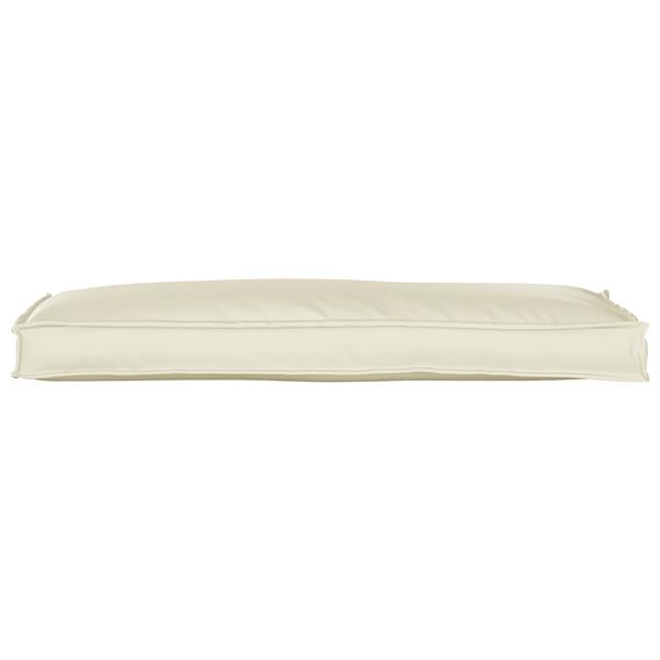 Grote foto vidaxl palletkussen bank 110x40x8 cm oxford stof cr mekleurig huis en inrichting woningdecoratie