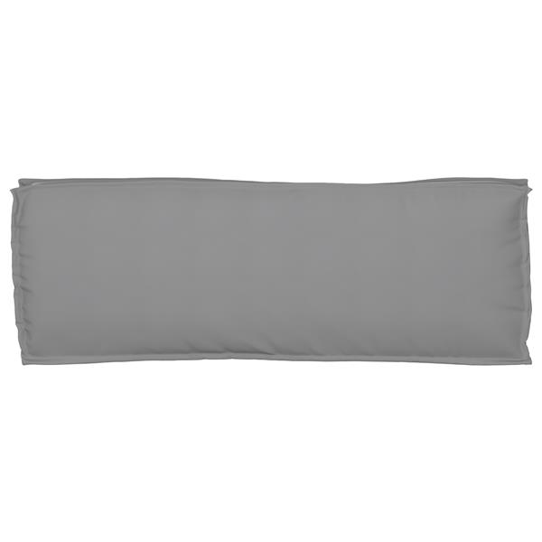 Grote foto vidaxl palletkussen bank 110x40x8 cm oxford stof grijs huis en inrichting woningdecoratie