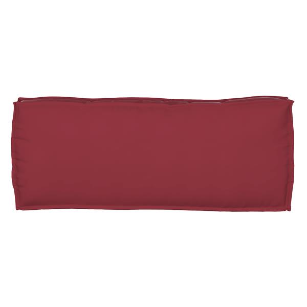 Grote foto vidaxl palletkussen bank 100x40x8 cm oxford stof wijnrood huis en inrichting woningdecoratie
