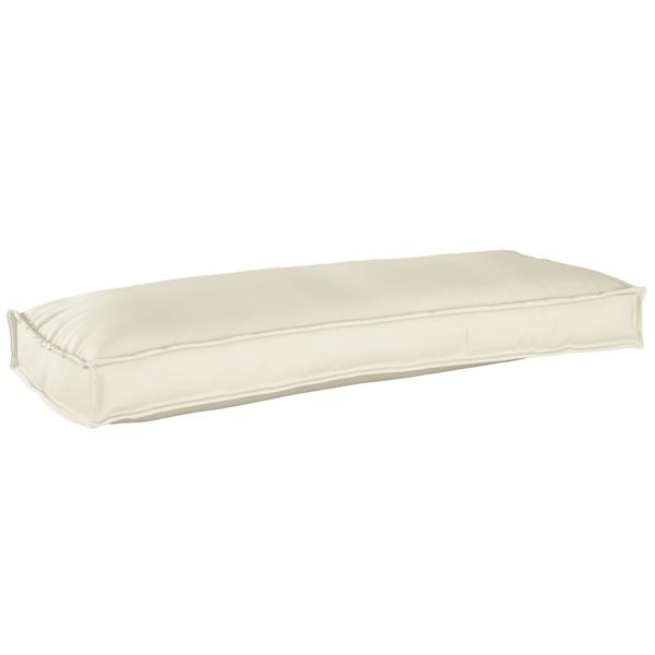 Grote foto vidaxl palletkussen bank 100x40x8 cm oxford stof cr mekleurig huis en inrichting woningdecoratie
