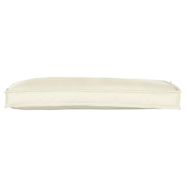 Grote foto vidaxl palletkussen bank 100x40x8 cm oxford stof cr mekleurig huis en inrichting woningdecoratie