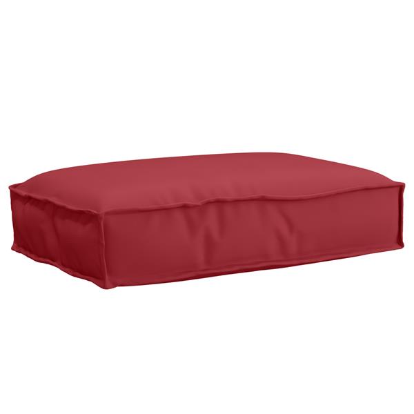 Grote foto vidaxl palletkussen voor zitplaats bordeauxrood 60x40x8 cm oxfordweefsel huis en inrichting woningdecoratie