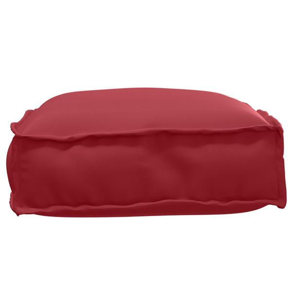 Grote foto vidaxl palletkussen voor zitplaats bordeauxrood 60x40x8 cm oxfordweefsel huis en inrichting woningdecoratie