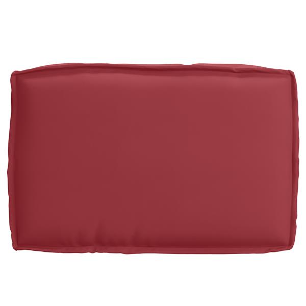 Grote foto vidaxl palletkussen voor zitplaats bordeauxrood 60x40x8 cm oxfordweefsel huis en inrichting woningdecoratie