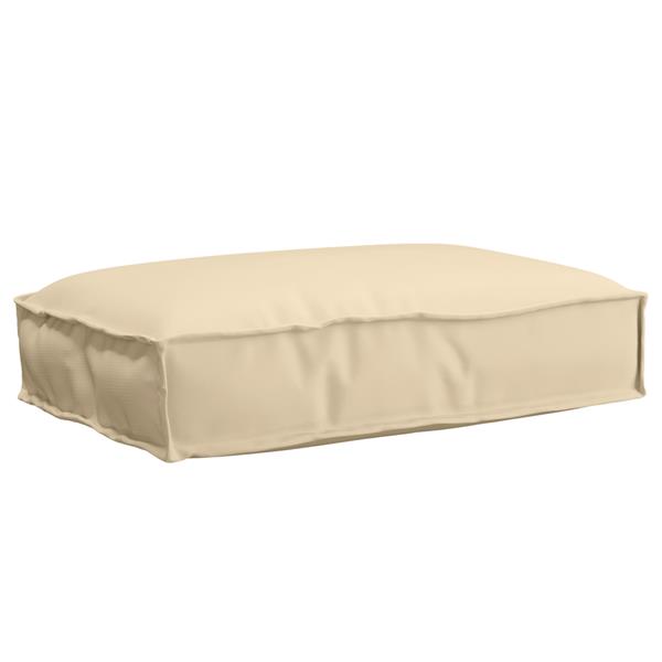 Grote foto vidaxl palletkussen voor zitplek beige 60x40x8 cm oxford stof huis en inrichting woningdecoratie
