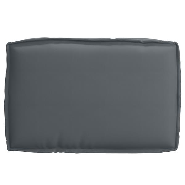 Grote foto vidaxl zithoogte kussen anthraciet 60x40x8 cm oxford stof huis en inrichting woningdecoratie