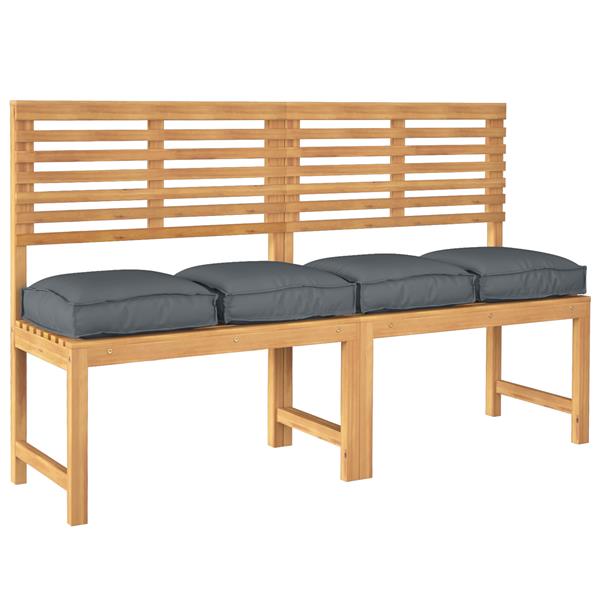 Grote foto vidaxl palletkussens 4 st zitting 40x40x8 cm oxford stof antraciet huis en inrichting woningdecoratie