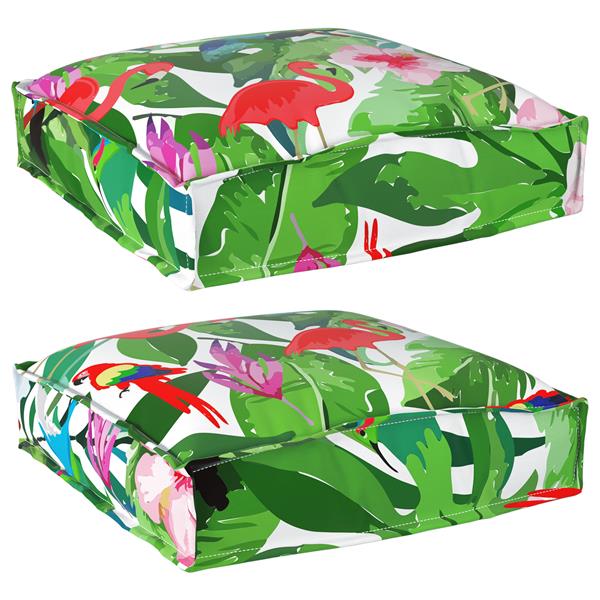 Grote foto vidaxl palletkussens voor zitplaatsen 2 stuks tropisch jungle 40x40x8 cm oxford stof huis en inrichting woningdecoratie