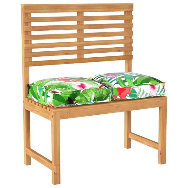 Grote foto vidaxl palletkussens voor zitplaatsen 2 stuks tropisch jungle 40x40x8 cm oxford stof huis en inrichting woningdecoratie