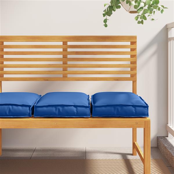 Grote foto vidaxl palletkussens 2 st zitting 40x40x8 cm oxford stof koningsblauw huis en inrichting woningdecoratie