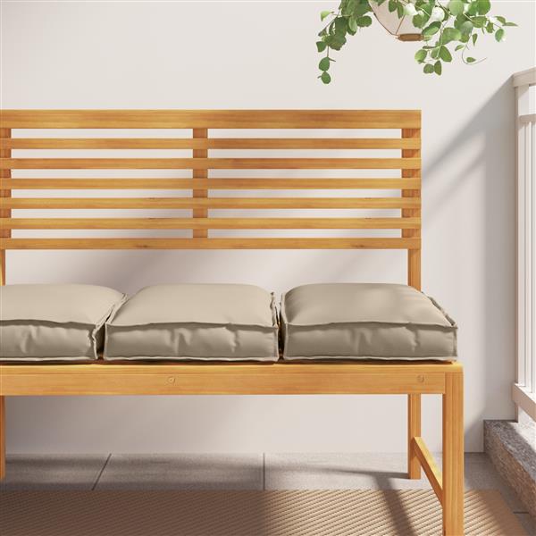 Grote foto vidaxl palletkussens voor zitplaats 2 stuks taupe 40x40x8 cm oxford stof huis en inrichting woningdecoratie