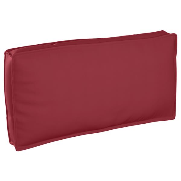 Grote foto vidaxl paletkussen voor zit rugleuning wijnrood 120x60x12 cm oxford stof huis en inrichting woningdecoratie