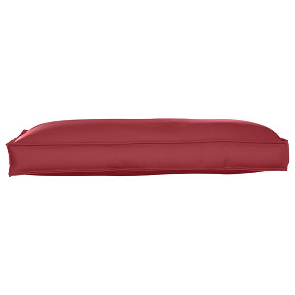 Grote foto vidaxl paletkussen voor zit rugleuning wijnrood 120x60x12 cm oxford stof huis en inrichting woningdecoratie