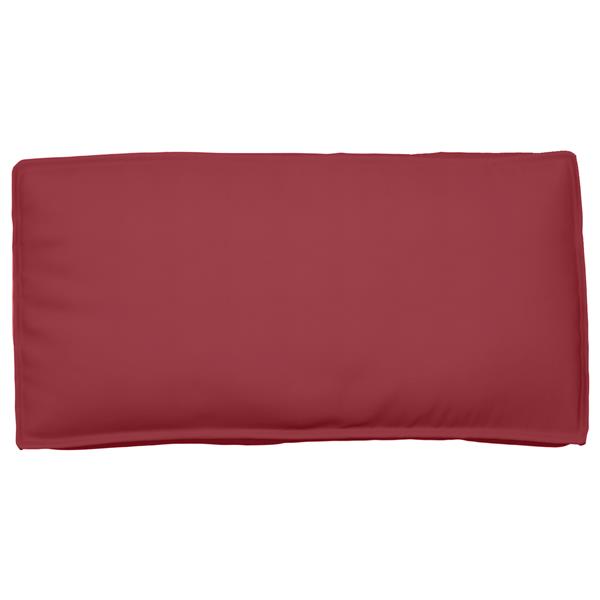 Grote foto vidaxl paletkussen voor zit rugleuning wijnrood 120x60x12 cm oxford stof huis en inrichting woningdecoratie