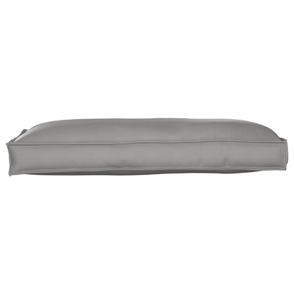 Grote foto vidaxl palletkussen voor zit rugleuning grijs 120x60x12 cm oxford stof huis en inrichting woningdecoratie