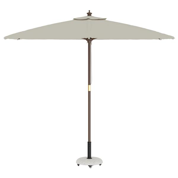Grote foto vidaxl parasolvoet met wielen voor 37 42 52 58 mm stokken wit beton tuin en terras overige tuin en terras