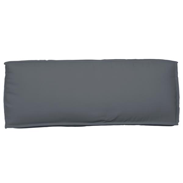 Grote foto vidaxl palletkussen rugleuning 120x40x12 cm oxford stof antraciet huis en inrichting woningdecoratie