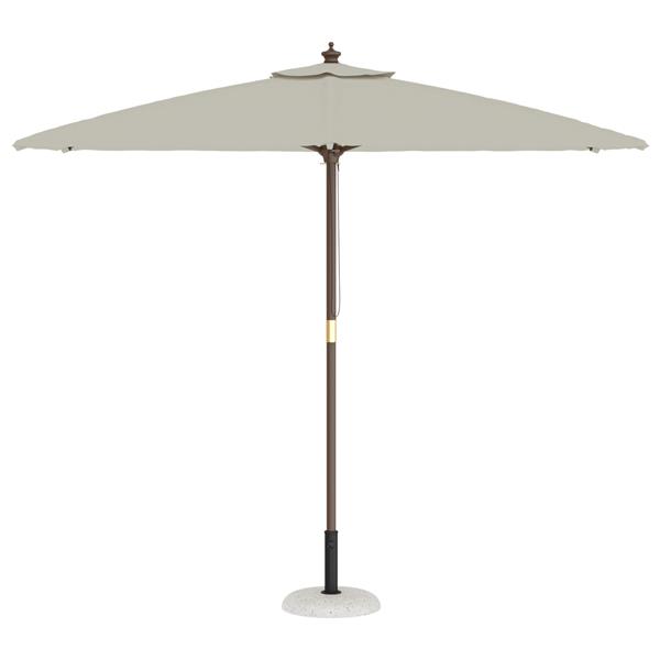 Grote foto vidaxl parasolvoet voor 37 42 52 58mm polen witte betonnen 20 kg tuin en terras overige tuin en terras