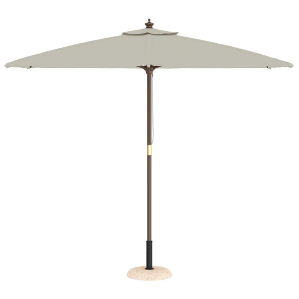 Grote foto vidaxl parasolvoet voor 37 42 52 58 mm stokken geel beton 20 kg tuin en terras overige tuin en terras