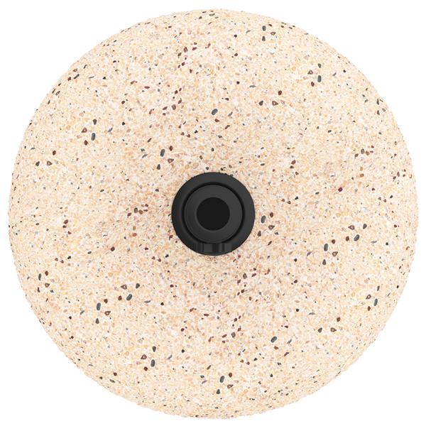 Grote foto vidaxl parasolvoet voor 37 42 52 58 mm stokken geel beton 20 kg tuin en terras overige tuin en terras