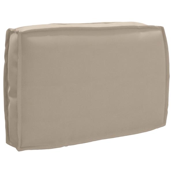 Grote foto vidaxl palletkussen rugleuning 60x40x12 cm oxford stof taupe huis en inrichting woningdecoratie