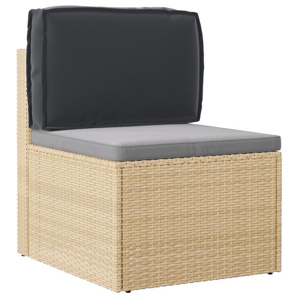 Grote foto vidaxl palletkussen rugleuning 60x40x12 cm oxford stof zwart huis en inrichting woningdecoratie