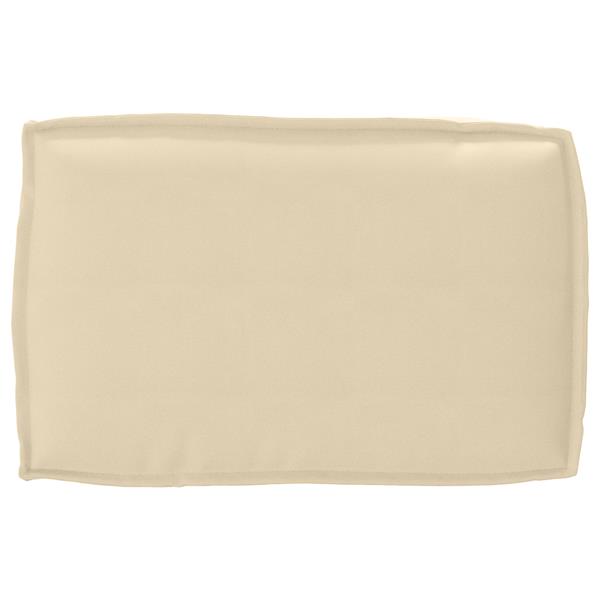 Grote foto vidaxl palletkussen rugleuning 60x40x12 cm oxford stof beige huis en inrichting woningdecoratie