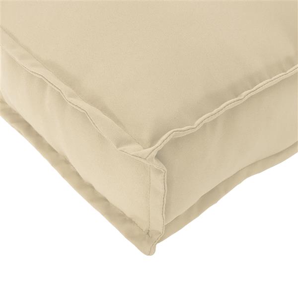 Grote foto vidaxl palletkussen rugleuning 60x40x12 cm oxford stof beige huis en inrichting woningdecoratie
