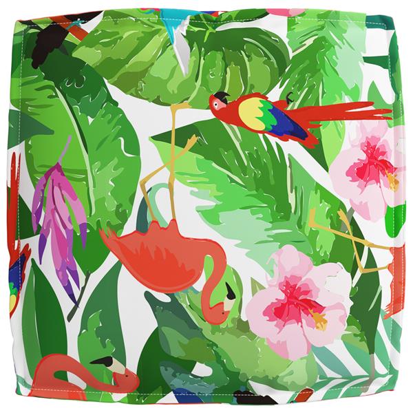 Grote foto vidaxl palletkussen zitting 50x50x12 cm jungle oxford stof huis en inrichting woningdecoratie