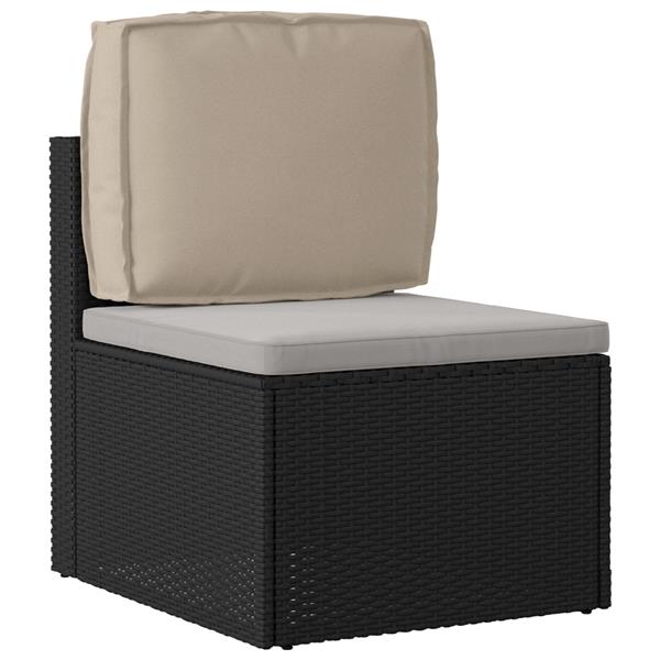 Grote foto vidaxl palletkussen rugleuning 50x40x12 cm oxford stof taupe huis en inrichting woningdecoratie